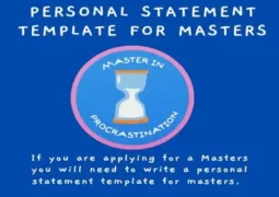 Personal Statement Template for Masters Featured