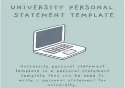 University Personal Statement Template Featured